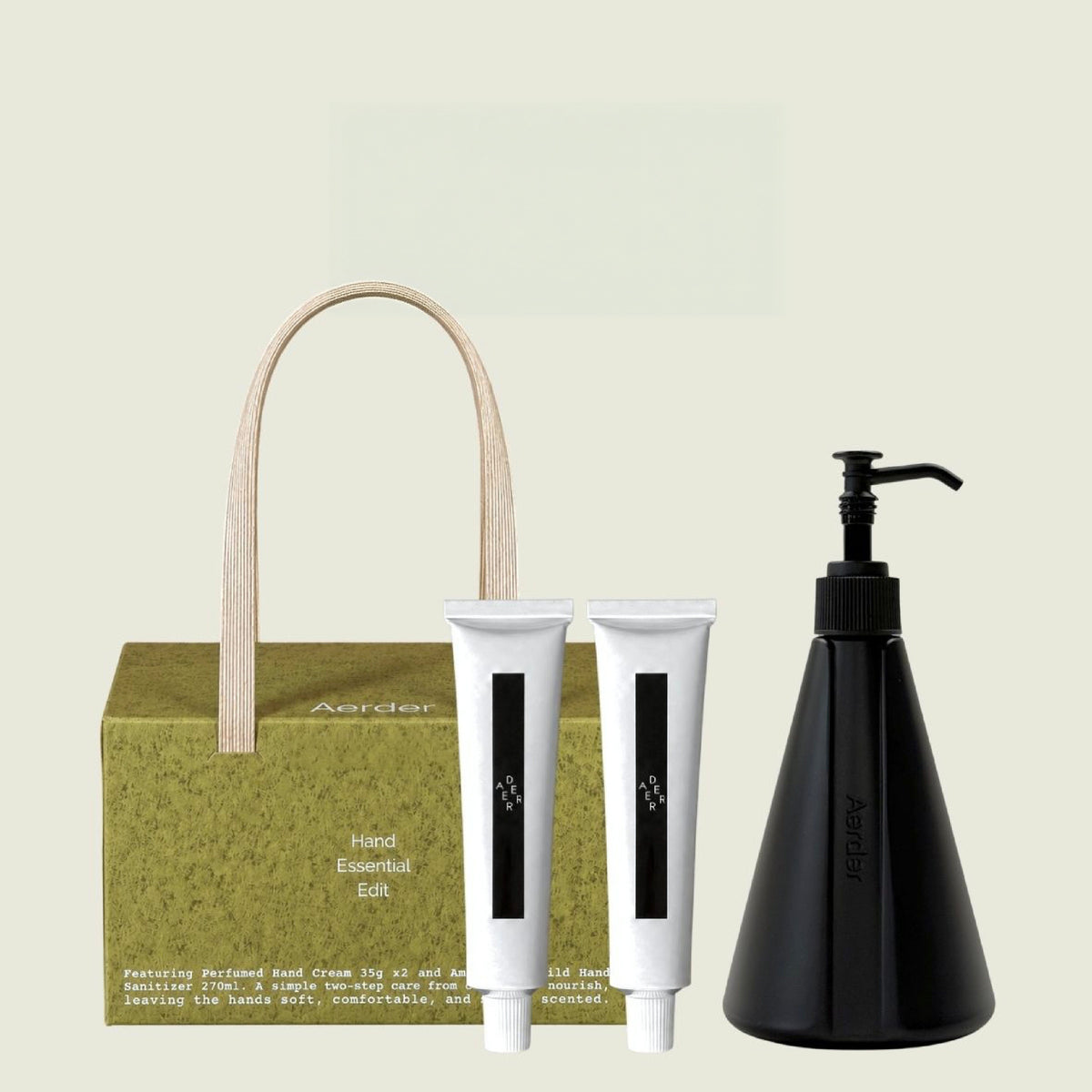 Hand Care Gift Set – 2 × 1.2 oz Hand Creams + 1 × 9.1 fl oz Gentle Amino Acid Hand Wash