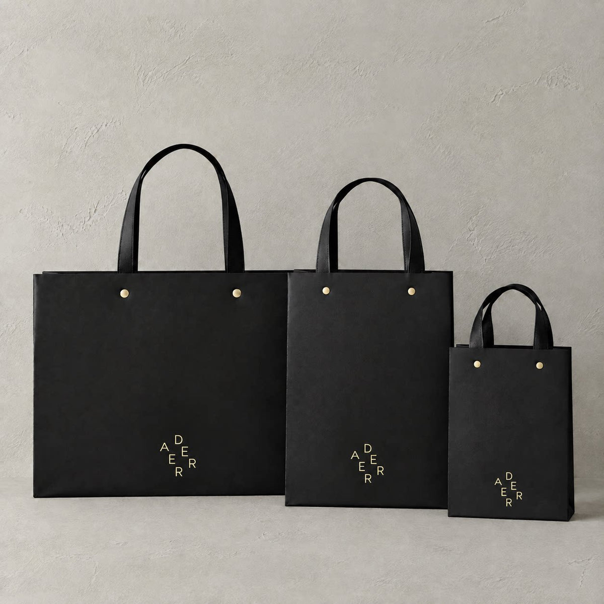 Wood Grain Textured Gift Bag
