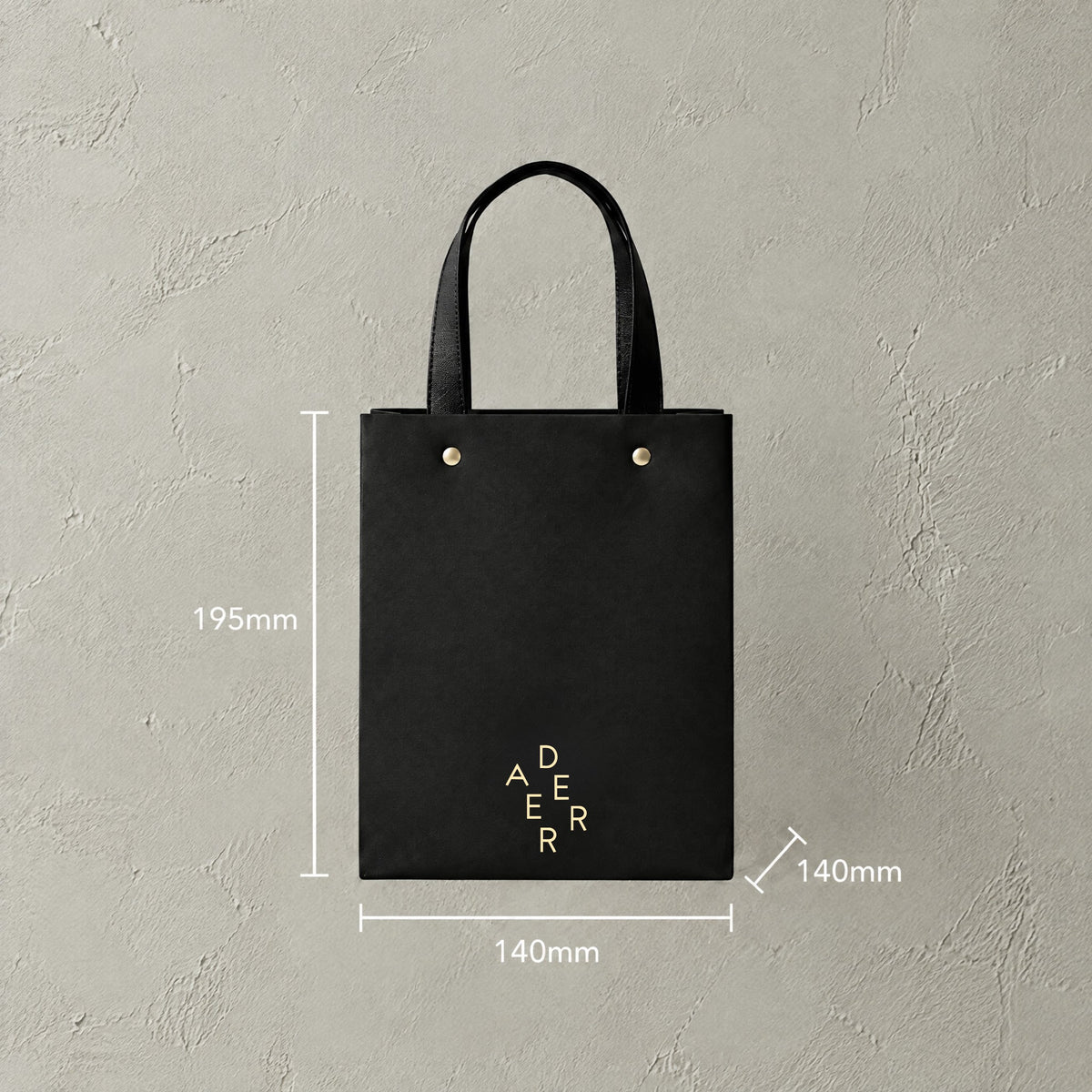 Wood Grain Textured Gift Bag