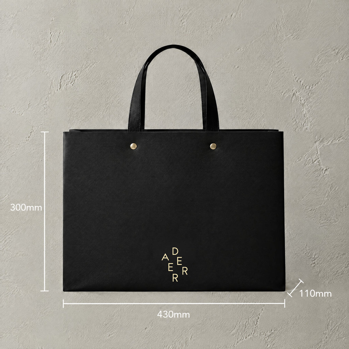 Wood Grain Textured Gift Bag